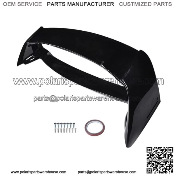 For 2006-2011 Civic 4DR Sedan Gloss Black Mugen Style Trunk Wing Spoiler - Image 2