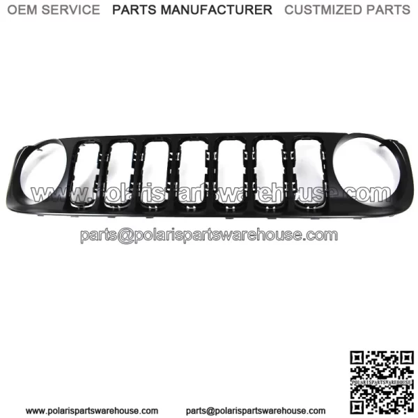 Replacement Black Bumper Upper & Lower Grille Grill For 2015-2019 Jeep Renegade - Image 2