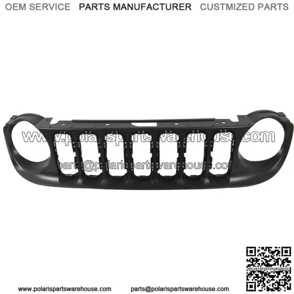 Replacement Black Bumper Upper & Lower Grille Grill For 2015-2019 Jeep Renegade - Image 3