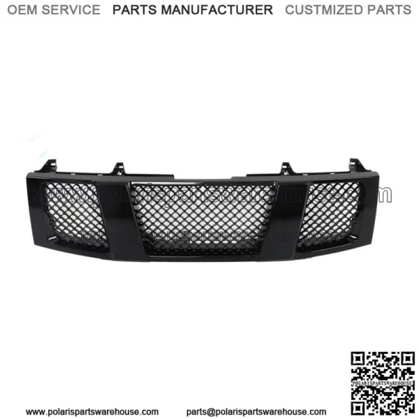 Fit For 2004-2007 Titan/Armada Front Hood Bumper Grill Grille Glossy Black