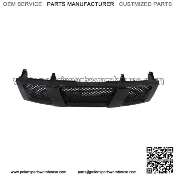 Fit For 2004-2007 Titan/Armada Front Hood Bumper Grill Grille Glossy Black - Image 3