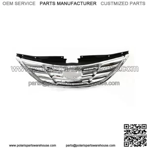 For Hyundai Sonata 2011 2012 2013 Front Upper Grille Grill Chrome Factory Style
