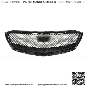 For 2018 2019 2020 Cadillac XTS Front Bumper Hood Grille Mesh Cover Gloss Black