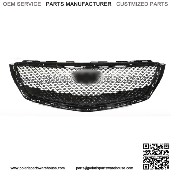 For 2018 2019 2020 Cadillac XTS Front Bumper Hood Grille Mesh Cover Gloss Black