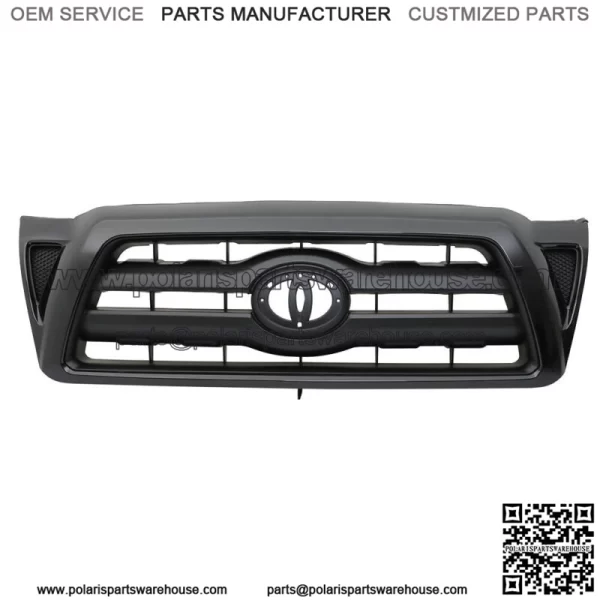 5310004350 Front Bumper Grill For 2005-2011 Toyota Tacoma Bright Black Web New - Image 3