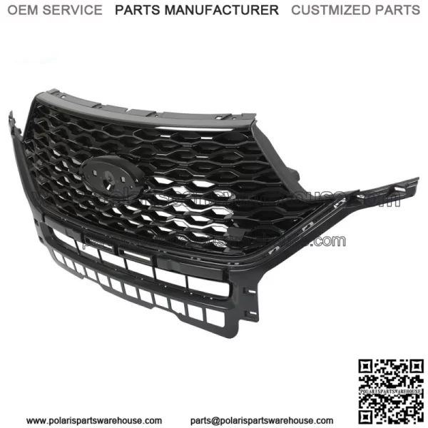 For 2020-2021 Ford Explorer ST Front Radiator Grille Assembly LB5B-8200 Black - Image 3