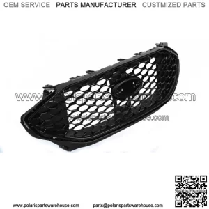 For 2019-2022 Ford Edge ST 4DR Sport Gloss Black Front Grille W/O Camera Slot