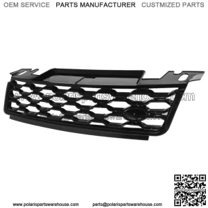 For 2018-2019 Range Rover Sport L494 Front Bumper Upper Grille Full Gloss Black