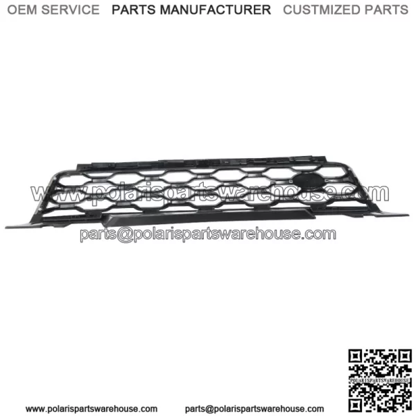 For 2018-2019 Range Rover Sport L494 Front Bumper Upper Grille Full Gloss Black - Image 3