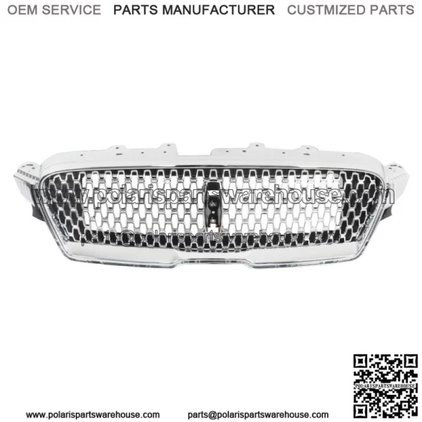 For 2017-2019 Lincoln MKZ Front Bumper Upper Grille Nickelplated HP5Z-8200-AA - Image 2