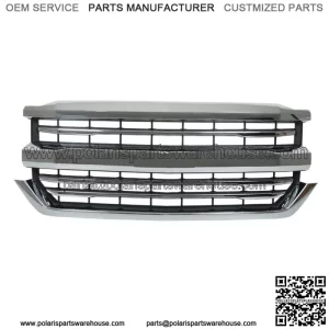 For 2016-2018 Chevrolet Silverado 1500 Front Bumper Grille Chrome 84056776