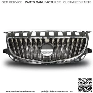 For 2015-2017 Buick Regal W/O GS Front Bumper Upper Grille Assembly Black&Chrome
