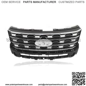 For 2016 2017 Ford Explorer Front Bumper Grille Chrome FB5Z8200AC FO1200577C