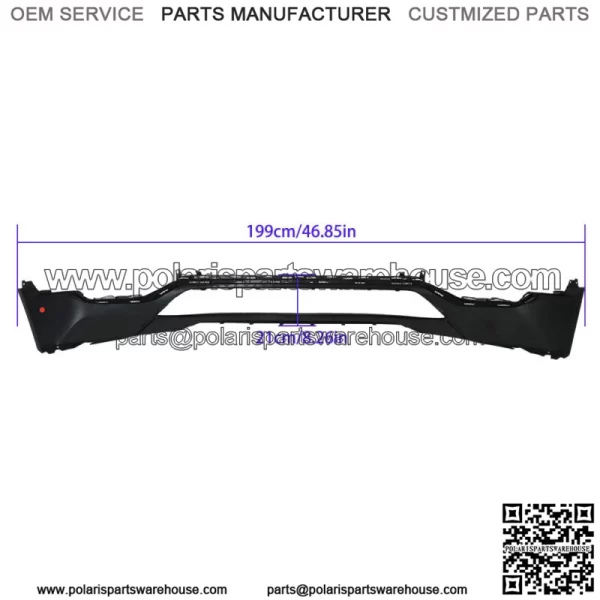 Plastic Front Lower Bumper Cover For 2017-2019 GMC Acadia 84261210 - Image 2