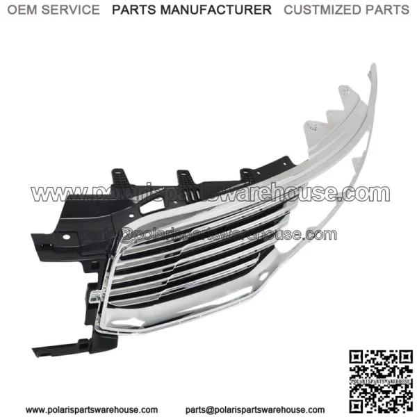 For 2016 2017 2018 Lincoln MKX Left Side Front Grille Grill Assembly Chrome - Image 2