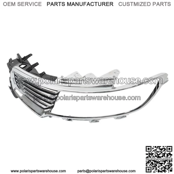 For 2016 2017 2018 Lincoln MKX Left Side Front Grille Grill Assembly Chrome - Image 3
