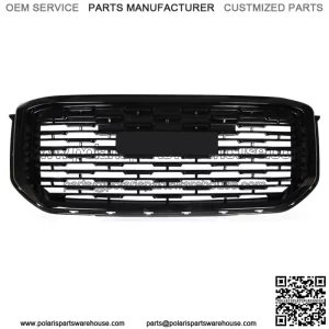 For GMC Yukon Denali SLE Sport 2015-2020 Front  Mesh Upper Grille Gloss Black