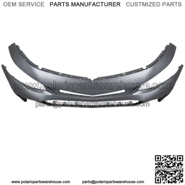 GM1000999 Primered Front Bumper Cover Plastic For 2016 2017 2018 Chevy Malibu - Image 2