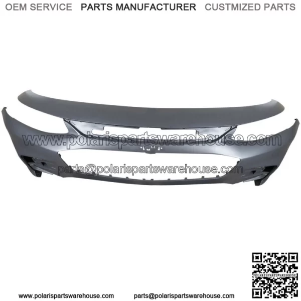 GM1000999 Primered Front Bumper Cover Plastic For 2016 2017 2018 Chevy Malibu - Image 3