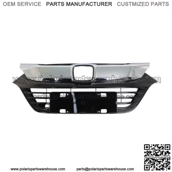 Fit For 2019 2020 2021 Honda HRV HR-V Front Bumper Grille Chrome Black HO1200240