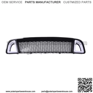 For 13-14 Ford Mtang Non-Shelby Front Bumper Upper LED Grille Black