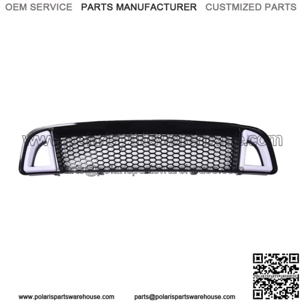 For 13-14 Ford Mtang Non-Shelby Front Bumper Upper LED Grille Black