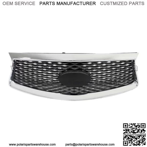 Front Bumper Upper Grille With Camera Option For Infiniti QX60 2016-2020 - Image 3