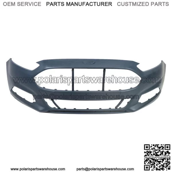 For 2013 2014 2015 2016 Ford Fion Front Bumper Cover W/o Sensor Hole FO1000680 - Image 2