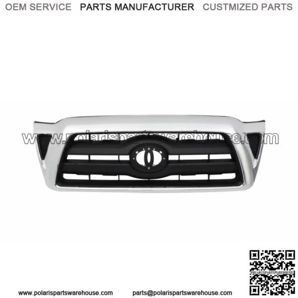 Front Bumper Grille Fit For 2005-11 Toyota Tacoma Chrome 5310004360