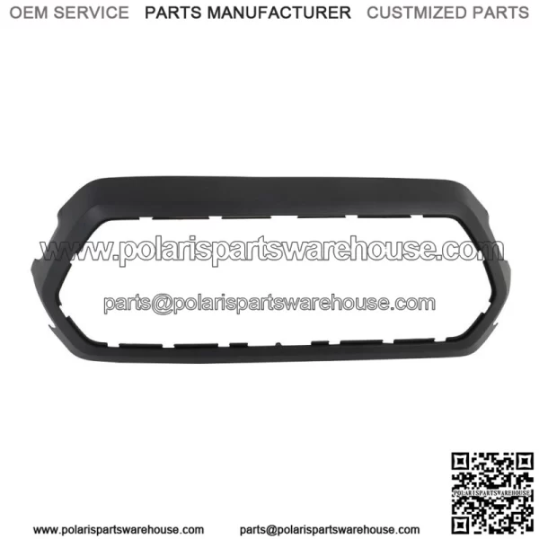 Front Upper Grille Outer Frame Surround Matte Black For 2016-2022 Toyota Tacoma - Image 2