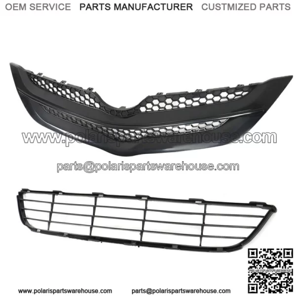 For Toyota Yaris Sedan 2007 2008 Front Bumper Upper&Lower Grille Assembly Set - Image 3
