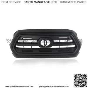 Front Upper Bumper Grille For Toyota Tacoma 2016-2021 Matte Black 53100-04540