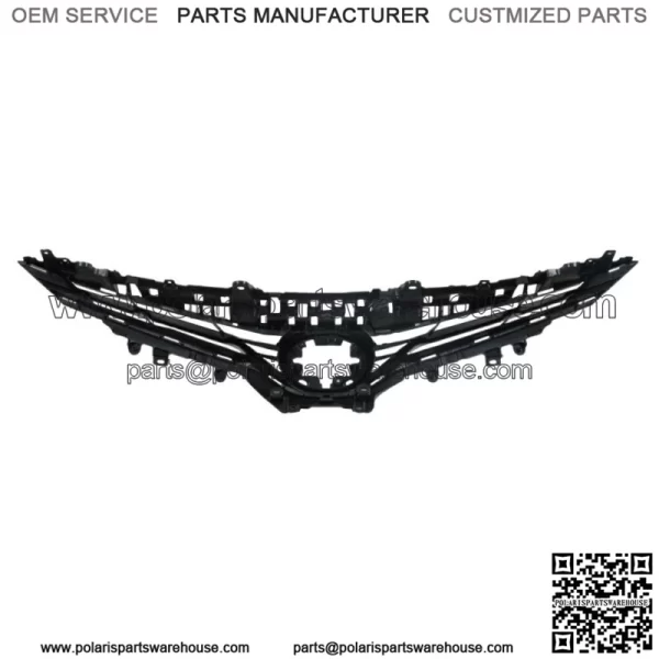 5311106F30 Front Bumper Upper Grille For 2021-2022 Toyota Camry LE XLE Black - Image 2