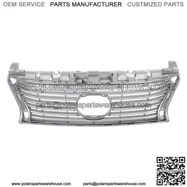 For Lex ES350 ES300h 2013 2014 2015 Front Upper Bumper Grille Silver LX1200146 - Image 2