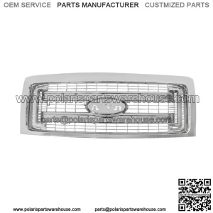 For 2009-2014 Ford F-150 Front Bumper Chrome Grille Grill Trim DL3Z-8200-DA