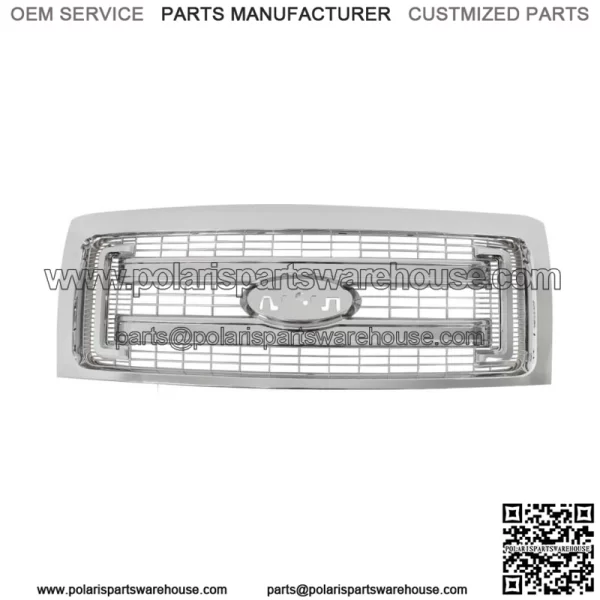 For 2009-2014 Ford F-150 Front Bumper Chrome Grille Grill Trim DL3Z-8200-DA