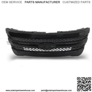 Front Upper Grille For 2011 2012-2015 Ford Explorer Upgraded Gloss Black Grill