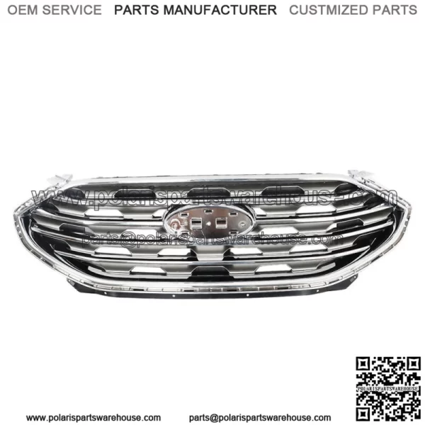 Front Upper Bumper Grille Chrome For 2019-2022 Ford Edge KT4B-8200-AK - Image 2
