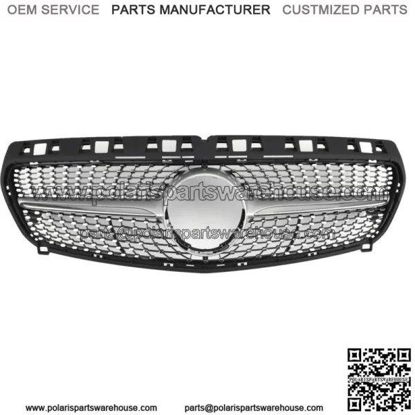 For 2013 2014-2016 Mercedes Benz R117 W117 Cla250 Front Bumper Grille Grill - Image 3
