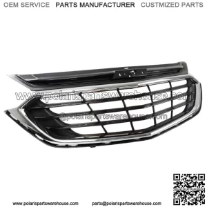 Fit For Chevy Equinox 2018 2019 2020  Front Upper Grille Chrome And Black
