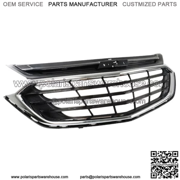 Fit For Chevy Equinox 2018 2019 2020  Front Upper Grille Chrome And Black