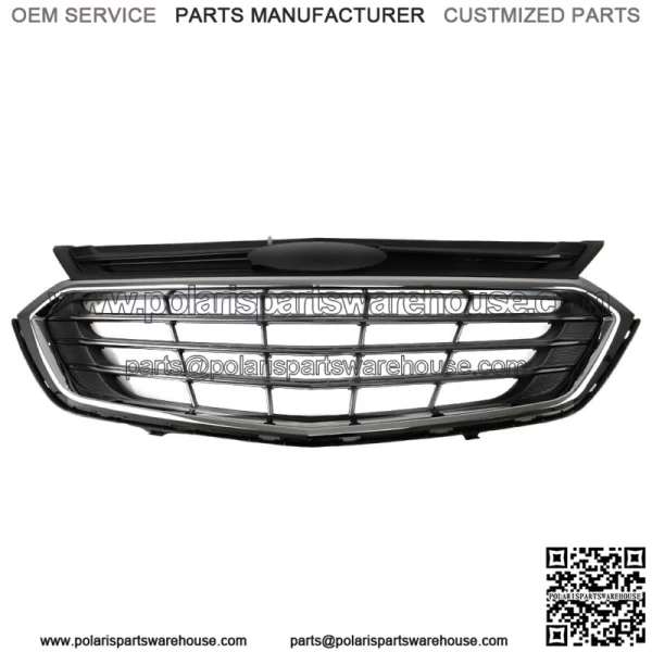 Fit For 2018 2019 Chevy Equinox Front Bumper Cover Assembly + Front Upper Grille - Image 2