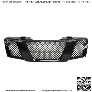 For 2005-2008 Nissan Frontier Black Mesh Front Hood Bumper Upper Grill