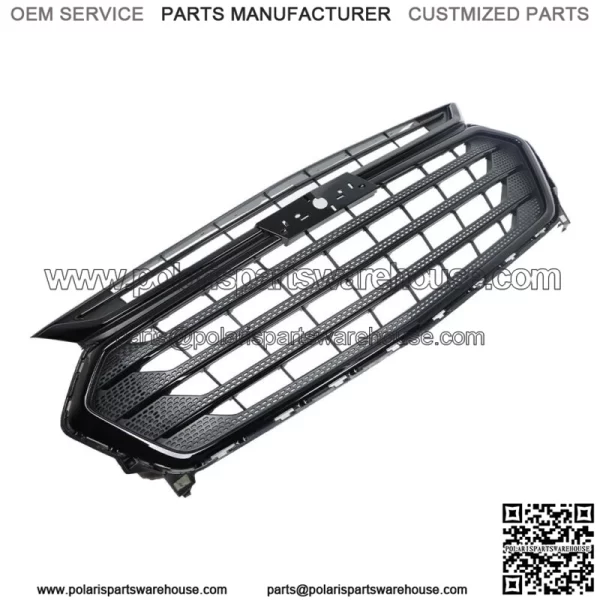 For 2018 2019 2020 2021 Chevrolet Traverse Front Upper Grille 84924280 Black - Image 3