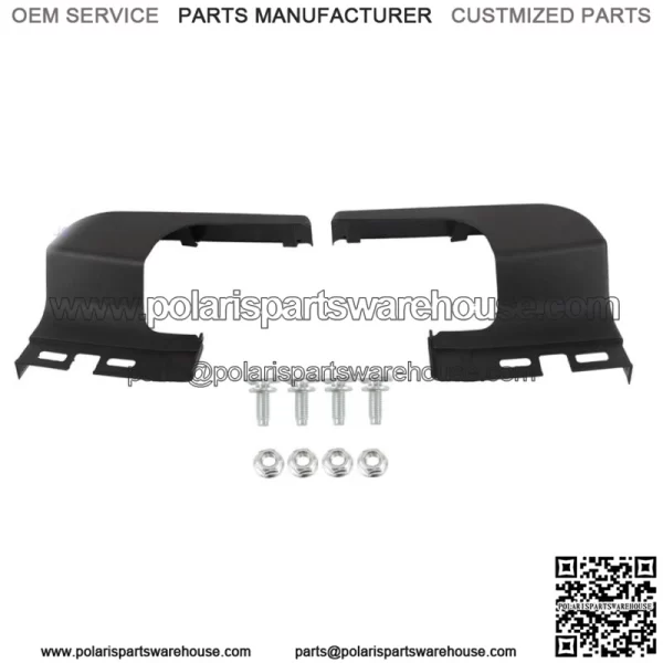 For 2017-2022 Ford F250 Super Duty Rear Bumper End Cap Step Pad Pair Left+Right