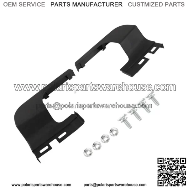 For 2017-2022 Ford F250 Super Duty Rear Bumper End Cap Step Pad Pair Left+Right - Image 3