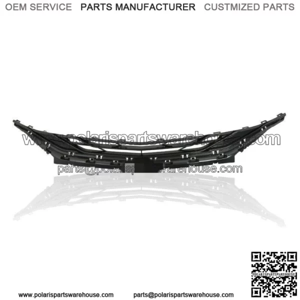 Gloss Black Front Bumper Upper Grille For 2019 2020 Chevy Malibu - Image 2
