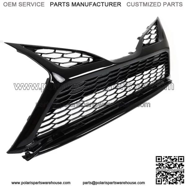 Fit For 21-22 Toyota Camry SE Front Lower Grille W/O Sensor Hole Gloss Black - Image 3