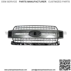 JL3Z-8200-FCPTM Front Upper Hood Grille Gray For Ford F-150 XLT XL 2018-2020