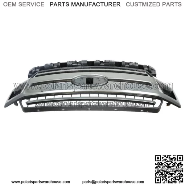 JL3Z-8200-FCPTM Front Upper Hood Grille Gray For Ford F-150 XLT XL 2018-2020 - Image 2